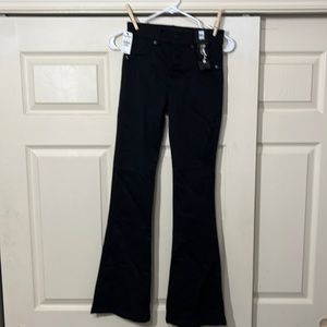 Express Slim Flare High Rise Black Pants.  Size-00S.  New with Tags.